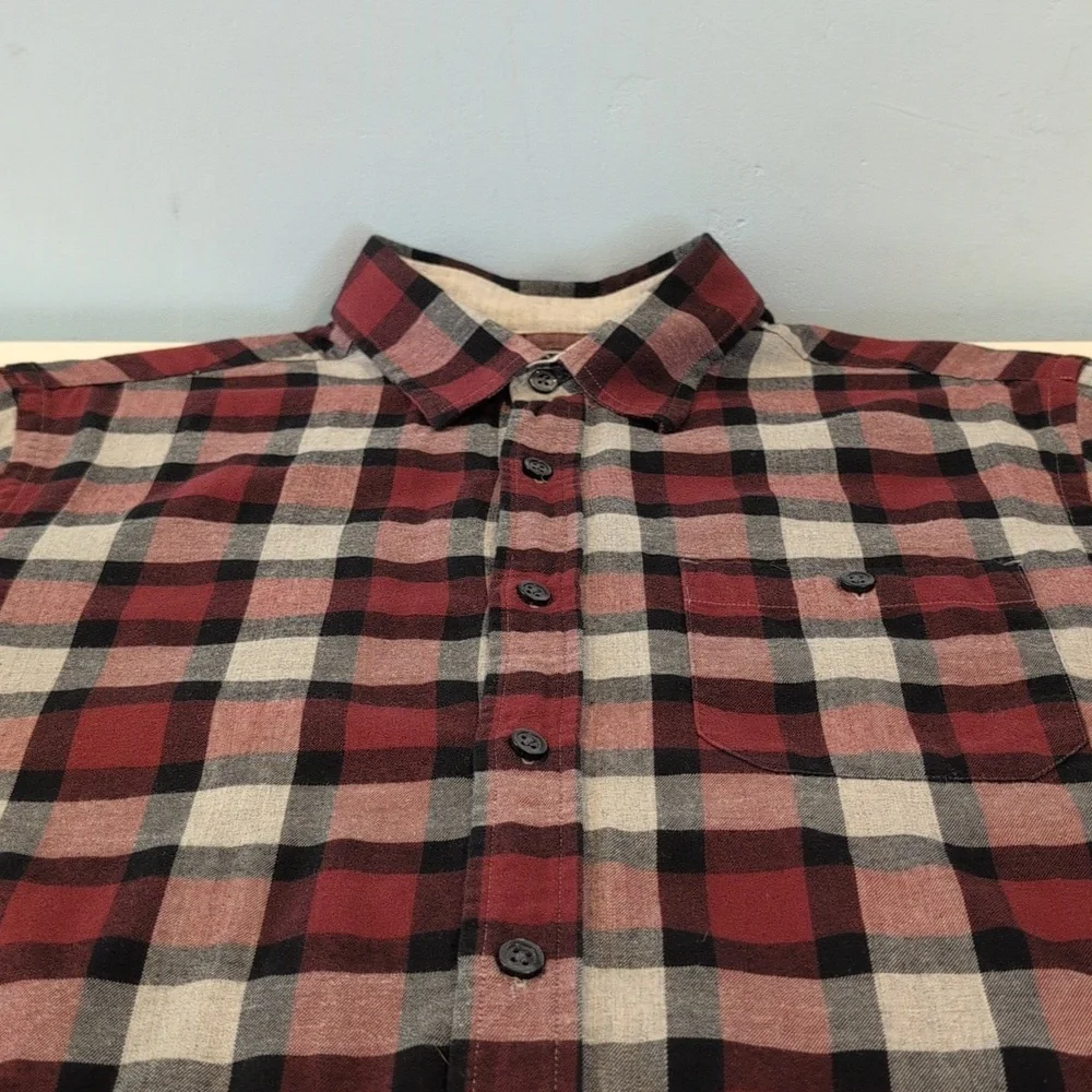 Banana Republic Men's M Slim Fit Plaid Button Down Shirt 100% Cotton